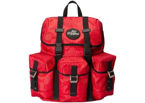 gucci x 100 thieves backpack|Gucci backpack red.